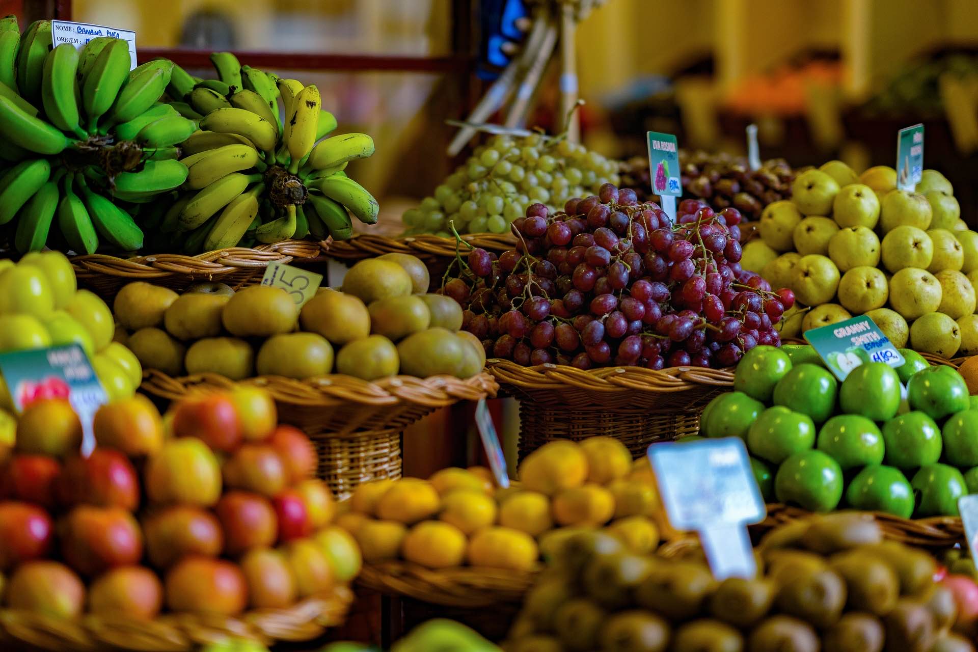 Fresh local market produce in Mallorca